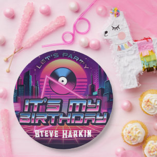 Assiettes En Carton Rockin Vaporwave