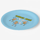 Assiettes En Carton Rocks de Cribbage (Angle)