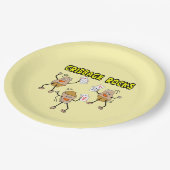 Assiettes En Carton Rocks de Cribbage (Angle)