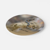 Assiettes En Carton Rodeo Bullton (Angle)