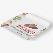 Assiettes En Carton Rodeo Cowboy Western Wild West fête d'anniversaire (Angulaire)