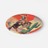 Assiettes En Carton Rodéo de Christmas (Angle)