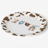 Assiettes En Carton Rodeo Western Cowboy Baby shower (Angle)