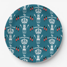 Assiettes En Carton Roi Charles III Coronation Street