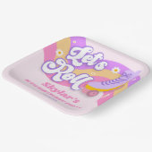 Assiettes En Carton Roll Roller Patinage Patinage Anniversaire (Angulaire)