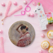 Assiettes En Carton Romani Gypsy Woman Dancing (par Albert Edelfeel) (Fête)