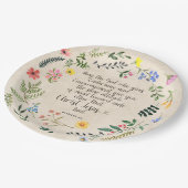 Assiettes En Carton Romans 15:5 Bible Verse Image (Angle)