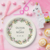 Assiettes En Carton Romantic floral wedding - boho party (Fête)