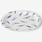 Assiettes En Carton Romantique Cute Provence Plaques en papier d'anniv (Angle)