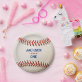 Assiettes En Carton Rookie de baseball de l'année Anniversaire Garçon (Fête)