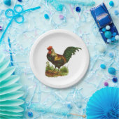 Assiettes En Carton Rooster (Fête)