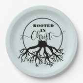 Assiettes En Carton Rooted in Christ (Devant)
