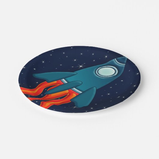 Assiettes En Carton Roquette (Angle)