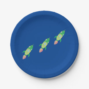 Assiettes En Carton Roquettes Green Chilton