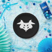 Assiettes En Carton Rorschach Inkblot (Fête)