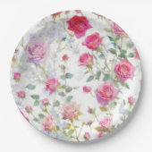 Assiettes En Carton Rose (Devant)