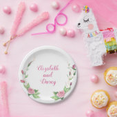 Assiettes En Carton Rose (Fête)