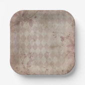 Assiettes En Carton rose (Recto)