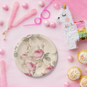 Assiettes En Carton Rose (Fête)