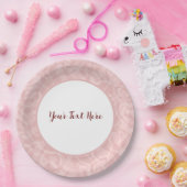 Assiettes En Carton rose (Fête)