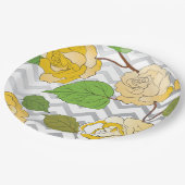 Assiettes En Carton Rose 11 (Angle)