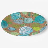 Assiettes En Carton Rose 25 (Angle)