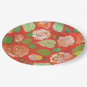 Assiettes En Carton Rose 26 (Angle)