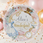 Assiettes En Carton Rose, Chapeau Fou, Tea Party, Girl Wonderland<br><div class="desc">Cette assiette en papier est parfaite pour une fête d'anniversaire fantaisiste, sur le thème d'Alice in Wonderland, surtout pour les fans de la fête du thé de Mad Hatter. Le design présente des teintes roses vibrantes, incarnant l'esprit ludique et fantastique de Wonderland. Des illustrations de la Chapelle Mad, ainsi que...</div>