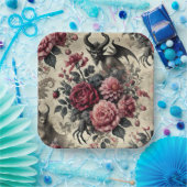 Assiettes En Carton 🔥 Rose Crematory – Gothic Victorian (Fête)