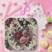 Assiettes En Carton 🔥 Rose Crematory – Gothic Victorian (Fête)