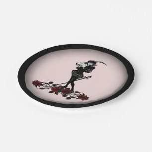 Assiettes En Carton Rose de Hamlet