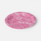 Assiettes En Carton Rose | Disco Cowgirl Birthday Party (Angle)