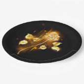 Assiettes En Carton Rose d'or ( rose d'or ) (Angle)