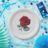 Assiettes En Carton Rose enchanté (Fête)