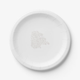 Assiettes En Carton Rose foncé, Agany à chasse, Design décoratif