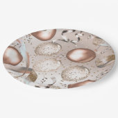 Assiettes En Carton Rose Gold Rose & Parties scintillant Balloons Swee (Angle)