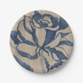 Assiettes En Carton Rose Indigo (Devant)