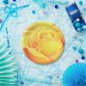 Assiettes En Carton Rose jaune soleil (Fête)