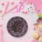 Assiettes En Carton Rose Mandala (Fête)