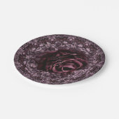 Assiettes En Carton Rose Mandala (Angle)