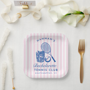 Assiettes En Carton Rose Rétro Dernier Balancement Avant La Bague Tenn