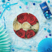 Assiettes En Carton rose romantique de Saint-Valentin (Fête)