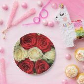 Assiettes En Carton rose romantique de Saint-Valentin (Fête)