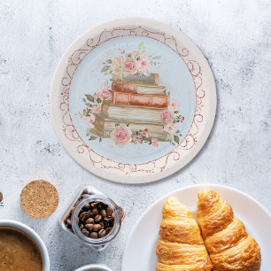Assiettes En Carton Roses roses roses vintage aquarelle et fleurs livr