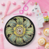 Assiettes En Carton Rosette architecturale antique n° 1 (Fête)