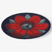 Assiettes En Carton Rosette architecturale n° 3 (Angle)