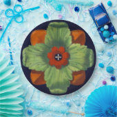 Assiettes En Carton Rosette architecturale n° 4 (Fête)