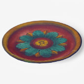 Assiettes En Carton Rosette architecturale n° 5 (Angle)