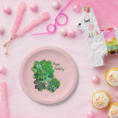 Assiettes En Carton Rosette Succulents Plaques en papier (Fête)