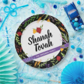 Assiettes En Carton Rosh Hashanah Jour de l'An juif Shana Tovah (Fête)